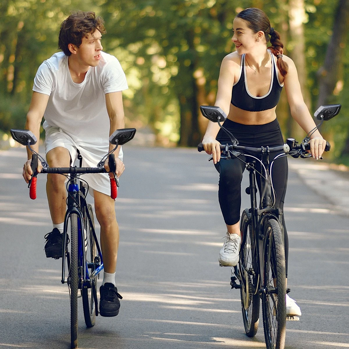 NueNext Fietsspiegel Ebike 2 Stuks – Achteruitkijk Spiegel Op Stuur – Multi-verstelbaar – 360 Rotatie - Speed-pedelec 8 NueNext Fietsspiegel Ebike 2 Stuks – Achteruitkijk Spiegel Op Stuur – Multi-verstelbaar – 360 Rotatie - Speed-pedelec - Afbeelding 8