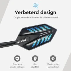 Dyken Fietsspiegel Links - Achteruitkijkspiegel Op Stuur - Fietsspiegel Ebike - Fiets Spiegel -BASIL Verkoop 1200x1200 1162