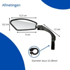 Fietsspiegel - Fietsspiegel Ebike - Links - Achteruitkijkspiegel - Fietsspiegel Op Stuur - Fiets Spiegel - Verstelbaar - Zwart - Stuurbevestiging - EJC Products 13 Fietsspiegel - Fietsspiegel Ebike - Links - Achteruitkijkspiegel - Fietsspiegel Op Stuur - Fiets Spiegel - Verstelbaar - Zwart - Stuurbevestiging - EJC Products -BASIL Verkoop 1200x1200 1196
