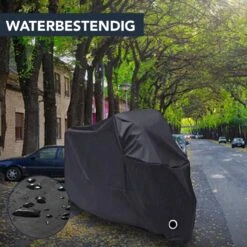 Achaté Fietshoes Universeel Voor Alle Fietsen En Scooters - Waterdicht 420D Oxford - Fiets Hoes Voor 1 Fiets - Incl. Opbergzak -BASIL Verkoop 1200x1200 126