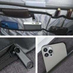 Fietstas Laptoptas 15 6 Inch - Schoudertas - Afneembare Enkele Fietstas - Laptop Fietstas Waterdicht - 17 Liter - Antraciet -BASIL Verkoop 1200x1200 129