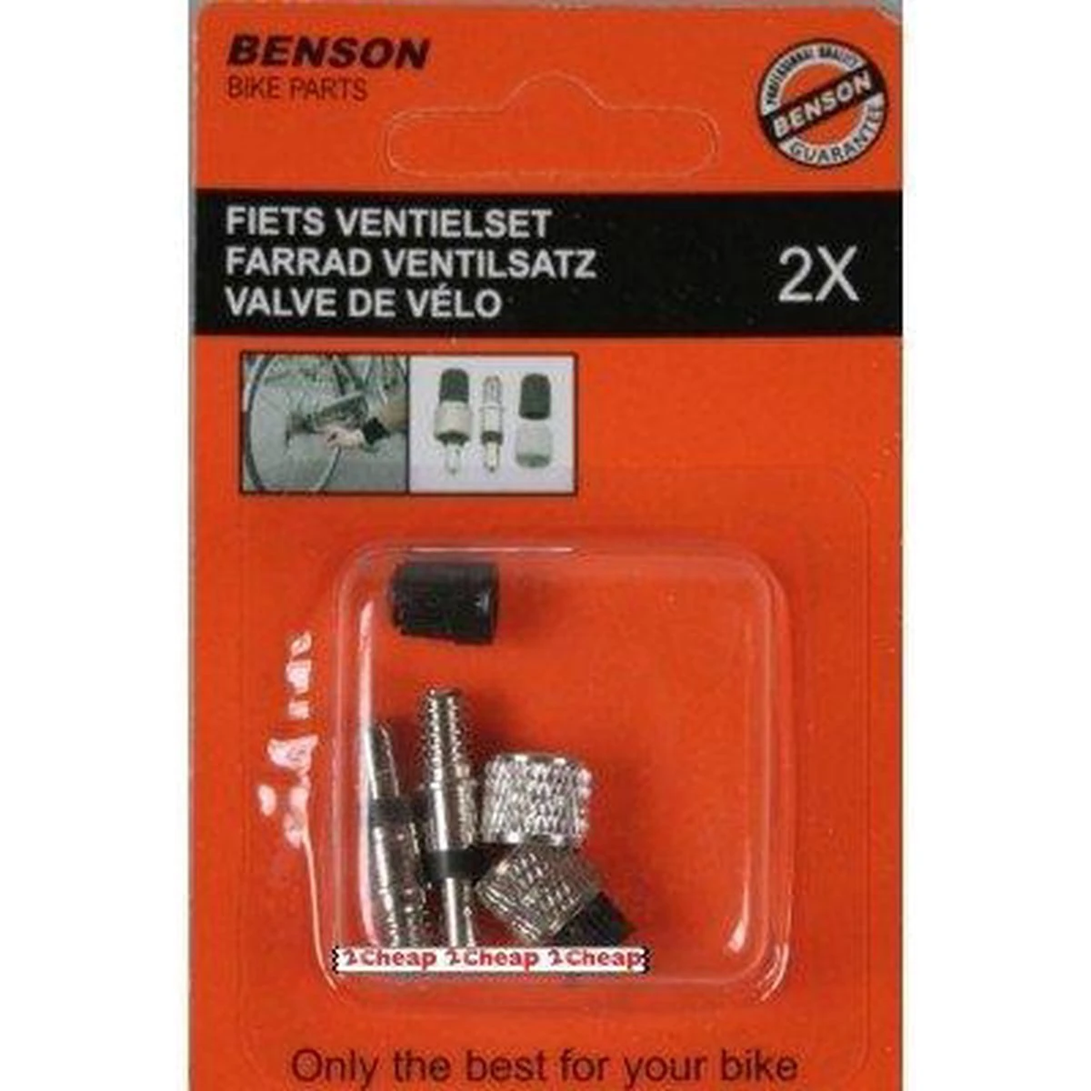 Benson Losse Fietsventiel Dunlop - Blitz - Hollands Met Stopdopje - 2 Stuks 2 Benson Losse Fietsventiel Dunlop - Blitz - Hollands Met Stopdopje - 2 Stuks - Afbeelding 2