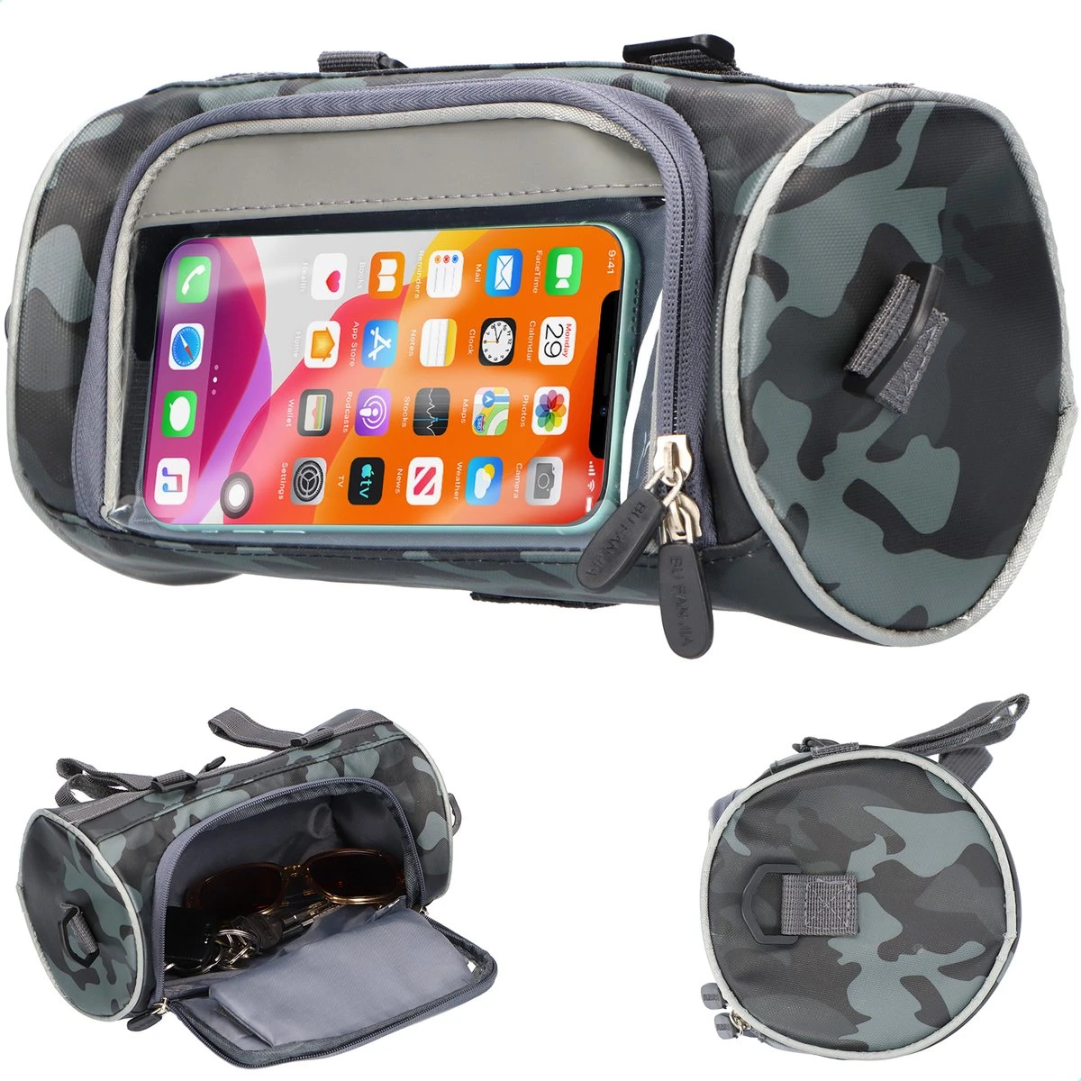 Mmoods Stuurtas Fiets Afneembaar XL - Waterdichte Telefoonhouder Fiets - Grote Fietstas Met Kaarthouder Voor Elektrische Fiets - Zadeltas Met Telefoon Houder - Opbergtas Step - Afneembaar - Zwart 1 Mmoods Stuurtas Fiets Afneembaar XL - Waterdichte Telefoonhouder Fiets - Grote Fietstas Met Kaarthouder Voor Elektrische Fiets - Zadeltas Met Telefoon Houder - Opbergtas Step - Afneembaar - Zwart