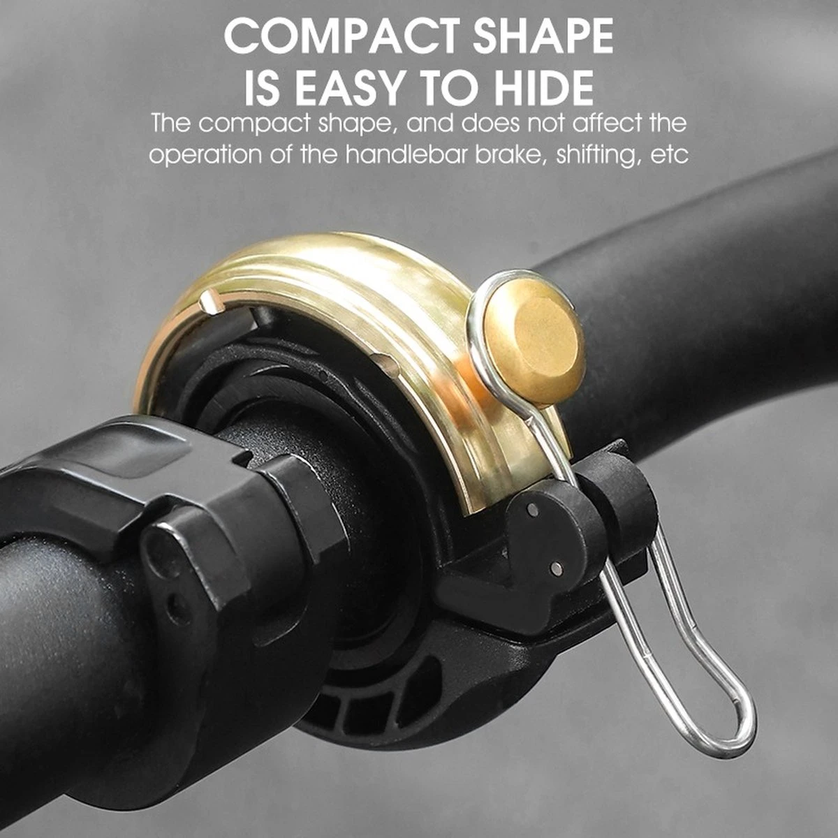 Fietsbel Goud Voor Racefiets Fiets Scooter En Motor - Mountainbike Accesoires En Wielrennen - Wielersport En Motorsport 2 Fietsbel Goud Voor Racefiets Fiets Scooter En Motor - Mountainbike Accesoires En Wielrennen - Wielersport En Motorsport - Afbeelding 2