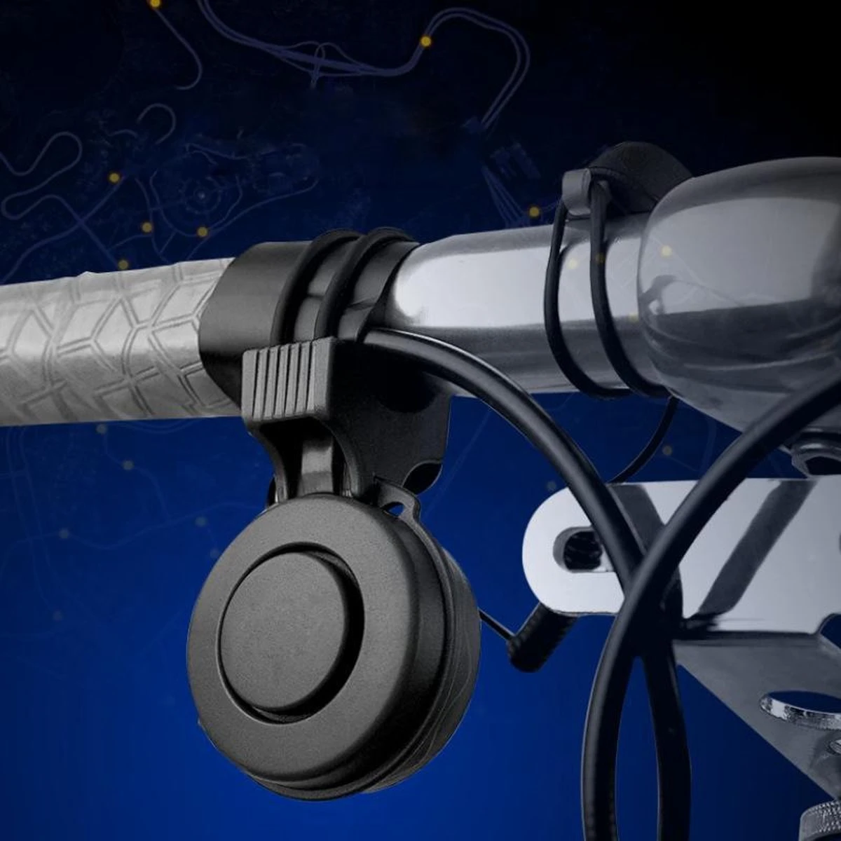 Elektrische Fietsbel 120 DB | USB Oplaadbaar | Zwart | Waterproof 2 Elektrische Fietsbel 120 DB | USB Oplaadbaar | Zwart | Waterproof - Afbeelding 2