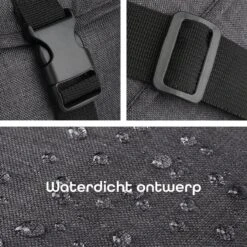Fietstas Laptoptas 15 6 Inch - Schoudertas - Afneembare Enkele Fietstas - Laptop Fietstas Waterdicht - 17 Liter - Antraciet -BASIL Verkoop 1200x1200 136