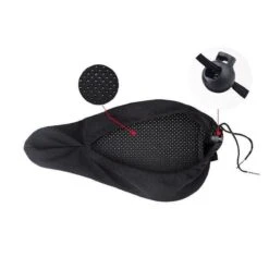 Merkloos 3D Fiets Zadelhoes - Cover - Overtrek - Uniseks - One Size - Volwassenen - Beschermkussen - Zwart -BASIL Verkoop 1200x1200 1394