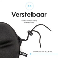 Dyken Zadelhoes Fiets Gel - Zadeldek - Universele Fietszadelhoes - Brede Zadels - Zwart 16 Dyken Zadelhoes Fiets Gel - Zadeldek - Universele Fietszadelhoes - Brede Zadels - Zwart -BASIL Verkoop 1200x1200 1406