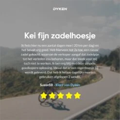 Dyken Zadelhoes Fiets Gel - Zadeldek - Universele Fietszadelhoes - Smalle Zadels - Zwart -BASIL Verkoop 1200x1200 1423