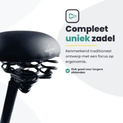 Voltano Rokzadel / Fietszadel – Rok – Zwart - Foam Vulling - Ademend En Comfortabel Materiaal -BASIL Verkoop 1200x1200 1509
