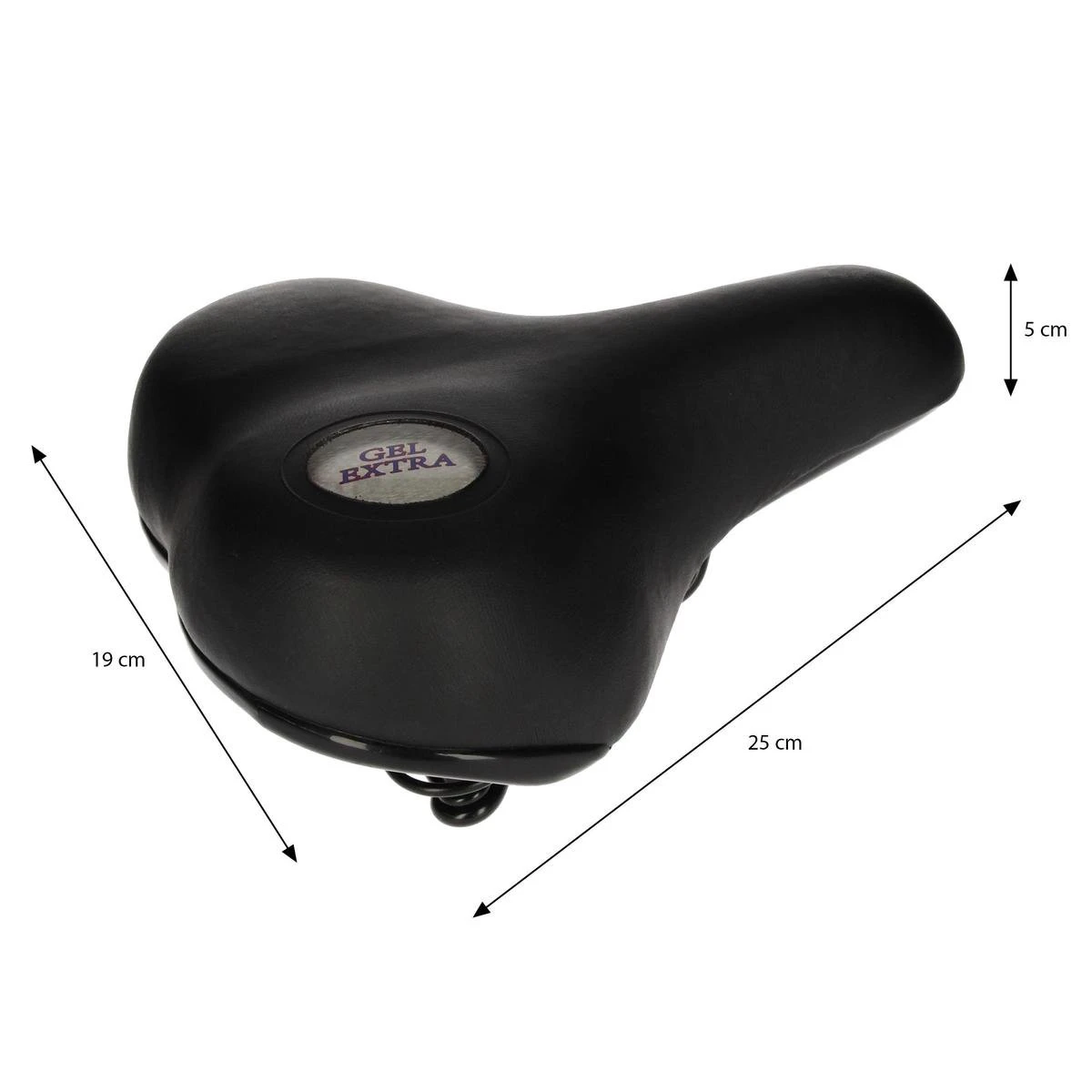 Benson Universeel Gel Fietszadel Voor Dames En Heren - 23x18x6 Cm - Zwart | Comfortabel Unisex Zadel Past Op Elke Fiets 6 Benson Universeel Gel Fietszadel Voor Dames En Heren - 23x18x6 Cm - Zwart | Comfortabel Unisex Zadel Past Op Elke Fiets - Afbeelding 6