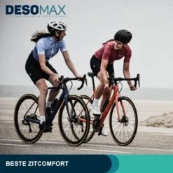 Fietszadel Voor Dames En Heren DesoMax Sport Comfortabel Gel Zadel - Unisex - Sport Design - Zwart - MTB En Race Geschikt. -BASIL Verkoop 1200x1200 1547
