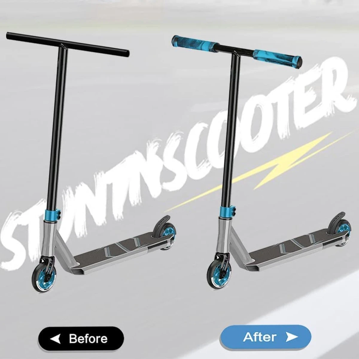 Suotu Stuntstep Handvatten - Grips - Universal - Ergonomic Mountain Step Grip Set - Handvatovertrek Voor Fietsgrepen 5 Suotu Stuntstep Handvatten - Grips - Universal - Ergonomic Mountain Step Grip Set - Handvatovertrek Voor Fietsgrepen - Afbeelding 5