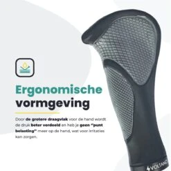 Voltano Ergonomisch Gevormde Fiets Handvatten - Handvat Eenvoudig En Stevig Vastzetten Met Imbus - Inclusief Bevestigingsmateriaal - Anti Plak Coating - Verhoogde Grip Fietshandvatten -BASIL Verkoop 1200x1200 1613