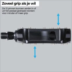 BBB Cycling MountainHigh Set Fietspedalen MTB - Platformpedalen - Antislip Mountainbike Pedalen - Mat Zwart - BPD-32 -BASIL Verkoop 1200x1200 1626