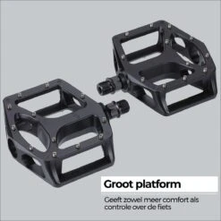 BBB Cycling MountainHigh Set Fietspedalen MTB - Platformpedalen - Antislip Mountainbike Pedalen - Mat Zwart - BPD-32 -BASIL Verkoop 1200x1200 1629