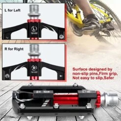 Zacro Mountainbike Pedalen - Aluminium Antislip Duurzame Fietspedalen - Ultrasterk Kleurrijk - CNC Gefreesd 3 Lager Anodiserende Fietspedalen - Voor BMX/MTB Racefiets 9/16" -BASIL Verkoop 1200x1200 1633