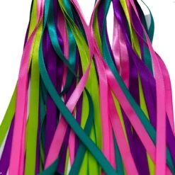 Entergoods® Stuurslingers - Fiets Versiering Kinderen - Stuurversiering Slingers - Handvat Streamers Voor Meisjes - Streamers Voor Jongens - Paars Groen Roze Franjes - 2 Stuks - 24 CM - Stuurslingers Voor Kinderfiets -BASIL Verkoop 1200x1200 1650