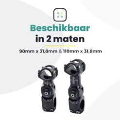 Voltano A-Head Verstelbare Stuurpen Voorbouw – 1-1/8” 28,6 / 110 Mm / 31,8 Mm – Zwart - º60 Graden Verstelbaar - Stuur Verhoger - Stuur Verlenger 17 Voltano A-Head Verstelbare Stuurpen Voorbouw – 1-1/8” 28,6 / 110 Mm / 31,8 Mm – Zwart - º60 Graden Verstelbaar - Stuur Verhoger - Stuur Verlenger -BASIL Verkoop 1200x1200 1672