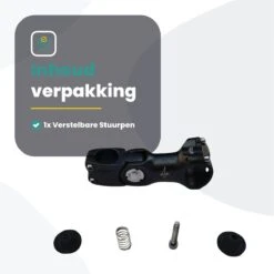 Voltano A-Head Verstelbare Stuurpen Voorbouw – 1-1/8” 28,6 / 110 Mm / 31,8 Mm – Zwart - º60 Graden Verstelbaar - Stuur Verhoger - Stuur Verlenger 18 Voltano A-Head Verstelbare Stuurpen Voorbouw – 1-1/8” 28,6 / 110 Mm / 31,8 Mm – Zwart - º60 Graden Verstelbaar - Stuur Verhoger - Stuur Verlenger -BASIL Verkoop 1200x1200 1673