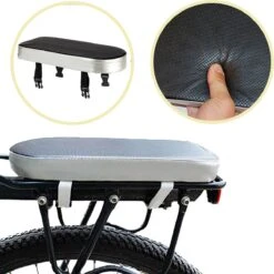 Lynnz® Bagagedrager Kussen - Fietskussen Achter - Bagagedragerkussen - Kussentje - Fiets Kussen