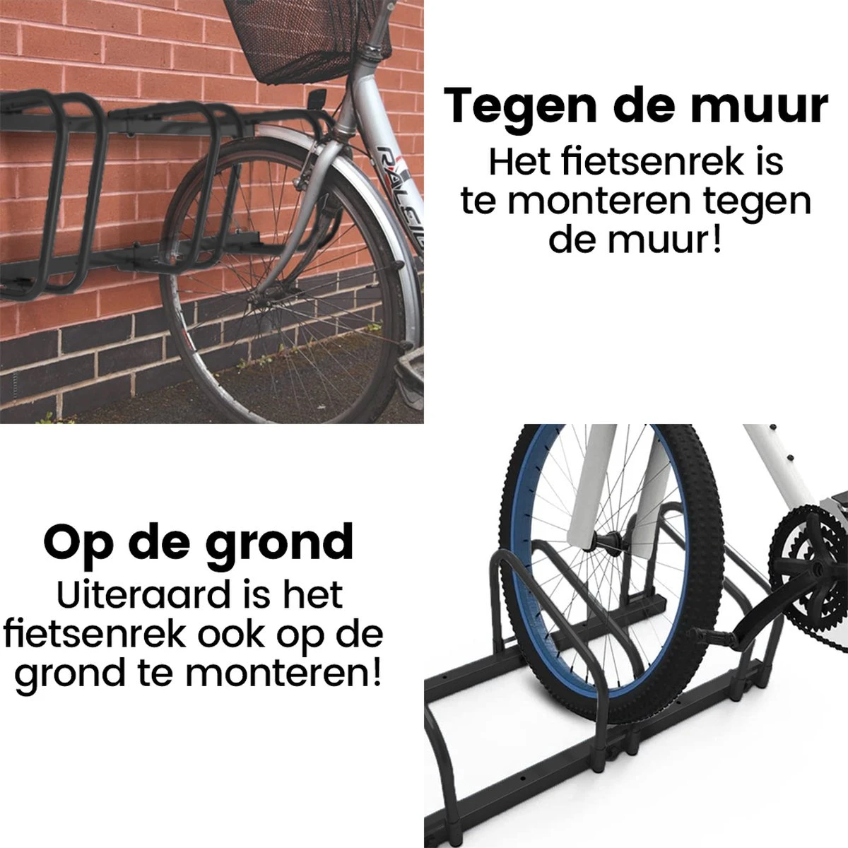 Fietsenrek 6 Fietsen Tom - Zwart - Goets 5 Fietsenrek 6 Fietsen Tom - Zwart - Goets - Afbeelding 5
