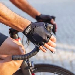 GripGrab - ProGel Padded Korte Vinger Zomer Fietshandschoenen - Zwart - Unisex - Maat XL -BASIL Verkoop 1200x1200 1834