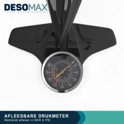 Fietspomp Met Drukmeter Voor Alle Ventielen Dubelle Pompkop - Racefiets Geschikt - Staande Pomp Voor Fiets Met Manometer - Ook Voor Bal En Luchtbed -BASIL Verkoop 1200x1200 1876