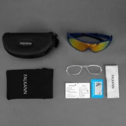 Falkann Fietsbril / Sportbril - Zwart/Rood - Gepolariseerde Glazen -BASIL Verkoop 1200x1200 1877