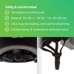 GOOFF® Skate Snorscooter Helm | Brede Pasvorm | 14x Ventilatie | Matzwart | Lichtgewicht (L) -BASIL Verkoop 1200x1200 1945