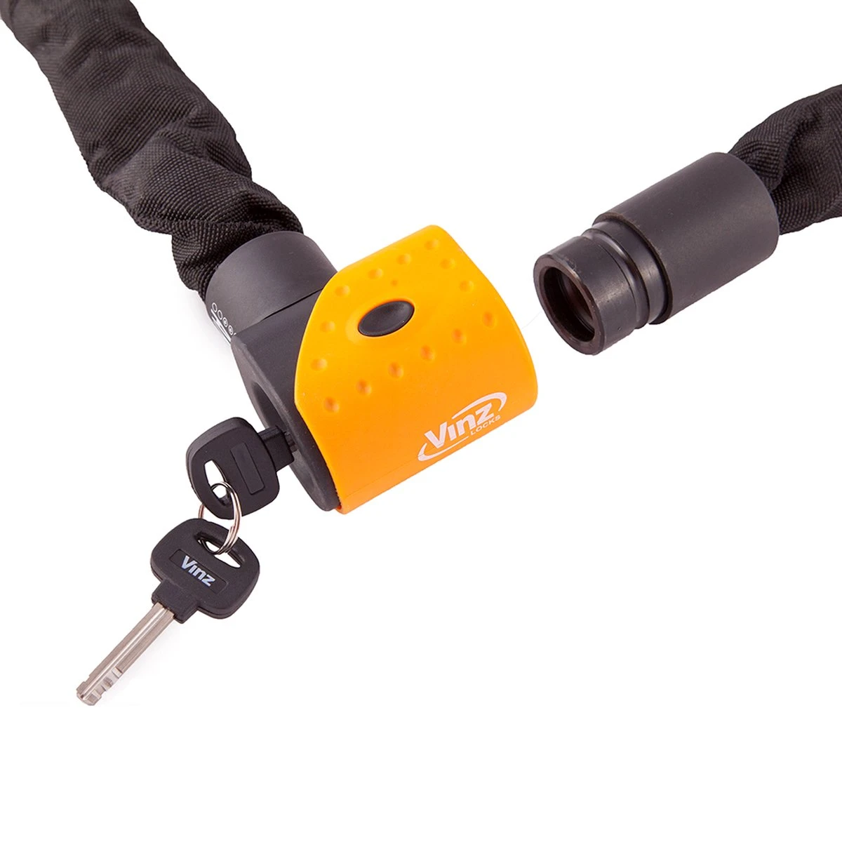 VINZ Jannu ART 3 Kettingslot 200 Cm / Fietsslot / Scooterslot / Motorslot 2 VINZ Jannu ART 3 Kettingslot 200 Cm / Fietsslot / Scooterslot / Motorslot - Afbeelding 2