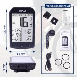 Cycplus® Draadloze & Waterbestendige Fietscomputer - Datavisualisatie D.m.v Bluetooth - Fiets GPS - Extra Groot Scherm - Zwart 15 Cycplus® Draadloze & Waterbestendige Fietscomputer - Datavisualisatie D.m.v Bluetooth - Fiets GPS - Extra Groot Scherm - Zwart -BASIL Verkoop 1200x1200 2032