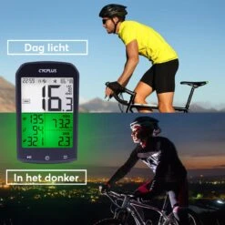 Cycplus® Draadloze & Waterbestendige Fietscomputer - Datavisualisatie D.m.v Bluetooth - Fiets GPS - Extra Groot Scherm - Zwart 16 Cycplus® Draadloze & Waterbestendige Fietscomputer - Datavisualisatie D.m.v Bluetooth - Fiets GPS - Extra Groot Scherm - Zwart -BASIL Verkoop 1200x1200 2033