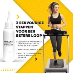INTELFIX Treadmill Lube - Loopband Olie 100 Ml I Smeermiddel, 100% Siliconen Olie I Verlengt De Levensduur Van De Loopband. -BASIL Verkoop 1200x1200 2052