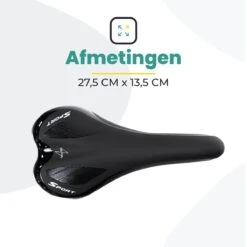 Voltano Race / MTB Fietszadel - Zwart - Unisex - Mountainbike Zadel - Stevig En Licht -BASIL Verkoop 1200x1200 2056