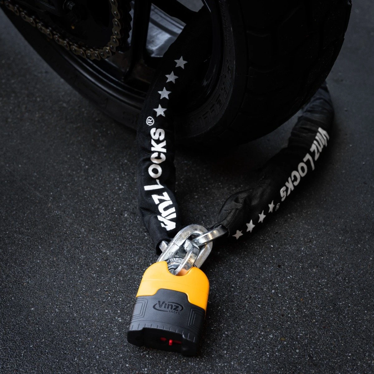 VINZ Makalu Motorslot / Kettingslot / Scooterslot ART 4 Gecertificeerd - 180 Cm Ketting - Dikte Schakels: 10,5mm 6 VINZ Makalu Motorslot / Kettingslot / Scooterslot ART 4 Gecertificeerd - 180 Cm Ketting - Dikte Schakels: 10,5mm - Afbeelding 6