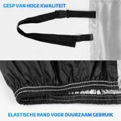 Nince Fietshoes Universeel Voor Alle Fietsen - Waterdicht 210D Oxford - Fiets Hoes Voor 2 Fietsen - Incl. Opbergzak - Zilver -BASIL Verkoop 1200x1200 23