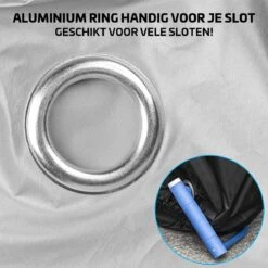 Nince Fietshoes Universeel Voor Alle Fietsen - Waterdicht 210D Oxford - Fiets Hoes Voor 2 Fietsen - Incl. Opbergzak - Zilver -BASIL Verkoop 1200x1200 24