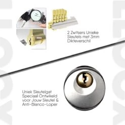 LLOCX Fiets Kettingslot Van 1 Meter + 2 Sleutels – 6mm Roestvrij Aluminium – Sluiten Zonder Sleutel – Insteekslot Met Zwarte Kliksluiting – Krasvrije & Scheurvrije Sleeve -BASIL Verkoop 1200x1200 255