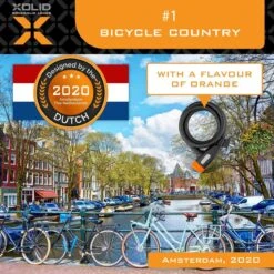 Xolid Kabelslot - Compact Fietsslot Uit Stevige Staalkabel Met 2x Sleutel En Frame Houder - Gebruik Slot Met Fiets - Alternatief Voor Ketting Ringslot Cijferslot Vouwslot Beugelslot - Lengte 120CM Dikte 12MM - Blauw -BASIL Verkoop 1200x1200 315