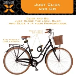 Xolid Kabelslot - Compact Fietsslot Uit Stevige Staalkabel Met 2x Sleutel En Frame Houder - Gebruik Slot Met Fiets - Alternatief Voor Ketting Ringslot Cijferslot Vouwslot Beugelslot - Lengte 120CM Dikte 12MM - Blauw -BASIL Verkoop 1200x1200 316