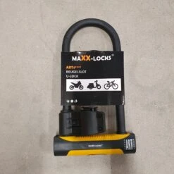 Maxx-Locks Raglan Beugelslot / Fietsslot / Motorslot / Scooterslot ART 4 - Geel - 32 Cm -BASIL Verkoop 1200x1200 348