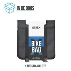Strex Dubbele Fietstassen Waterdicht – Fietstas 40 Liter – Zwart - Met Reflectoren - Elektrische Fiets -BASIL Verkoop 1200x1200 393