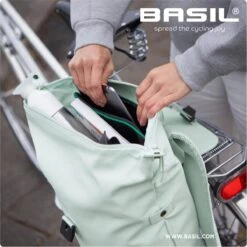 Basil SoHo Fietsrugzak Nordlicht - Enkele Fietstas - Mosgroen - 17 Liter -BASIL Verkoop 1200x1200 411