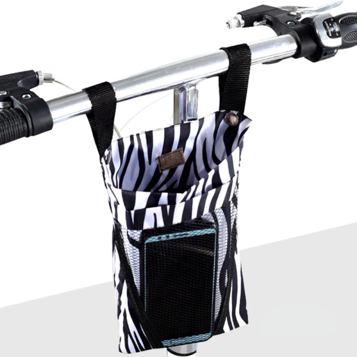 Merkloos Fietstas - Stuurtas - Fiets Opbergtas - Waterafstotend - Afneembaar - Zwart 5 Merkloos Fietstas - Stuurtas - Fiets Opbergtas - Waterafstotend - Afneembaar - Zwart - Afbeelding 5