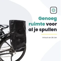 Voltano Luxe Fietstas Greek 28L - Enkele Pakaftas - Zwart Met Motief - 100% Waterdicht - Gratis Schouderband 23 Voltano Luxe Fietstas Greek 28L - Enkele Pakaftas - Zwart Met Motief - 100% Waterdicht - Gratis Schouderband -BASIL Verkoop 1200x1200 466