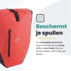 Voltano Luxe Fietstas 28L - Enkele Pakaftas - Zwart / Rood - 100% Waterdicht - Gratis Schouderband 15 Voltano Luxe Fietstas 28L - Enkele Pakaftas - Zwart / Rood - 100% Waterdicht - Gratis Schouderband -BASIL Verkoop 1200x1200 502