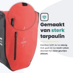 Voltano Luxe Fietstas 28L - Enkele Pakaftas - Zwart / Rood - 100% Waterdicht - Gratis Schouderband 21 Voltano Luxe Fietstas 28L - Enkele Pakaftas - Zwart / Rood - 100% Waterdicht - Gratis Schouderband -BASIL Verkoop 1200x1200 507