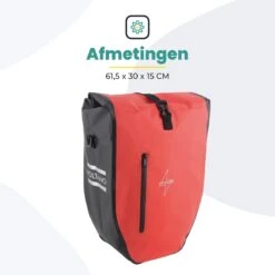 Voltano Luxe Fietstas 28L - Enkele Pakaftas - Zwart / Rood - 100% Waterdicht - Gratis Schouderband 23 Voltano Luxe Fietstas 28L - Enkele Pakaftas - Zwart / Rood - 100% Waterdicht - Gratis Schouderband -BASIL Verkoop 1200x1200 508
