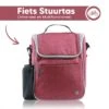 Bablue Stuurtas Fiets - Roze Fietstas - Met Regenhoes - Handig Te Bevestigen - Fietstas Enkel - Fietstas Stuur - Afneembaar - Stuurtas Fiets Waterproof - Schoudertas - Elektrische Fietsen - Stuurtas Met Smartphone Houder -BASIL Verkoop 1200x1200 510